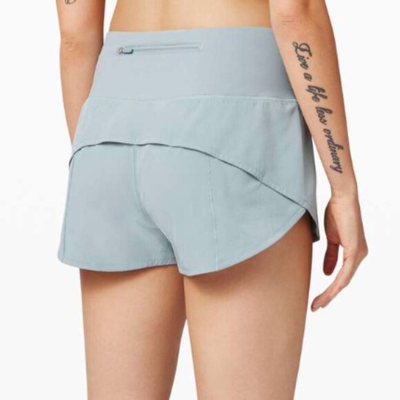 Lululemon Speed Up Short High-Rise *2.5" Blue Cast - Picture 7 of 7